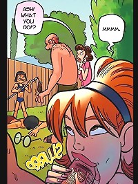 Best anal creampie sessions with dazzling redheads in Jab Sex Comix XXX
