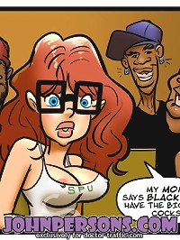 Amazing sex comix with college slutty teacher fucked hard