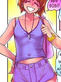 Never seen nipple piercings before old man? These cartoon boobs needs to be kissed!