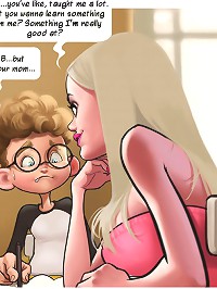 One of the best cartoon porn that has a lusty blonde chick in contact with the lady's guy in education