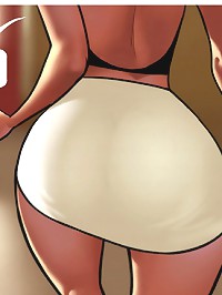 Really good cartoon porn comics that has horny mother flashing the woman's butt to seduce young lad