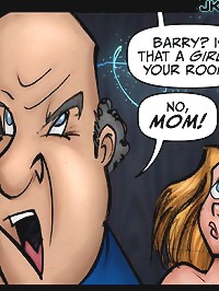 JKR comix. Barry wants to fuck sexy cartoon girl
