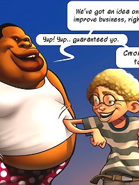 Cartoon porn images. We have got a thought concerning how to improve sales, correct black guy?