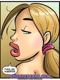 John Persons interracial comics presents very gaping ass hole stretched with huge black cock