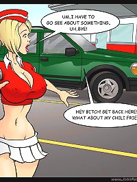 John persons cartoons. I've got to go see about some thing! Get back here, girl, how about the chili fried potatoes