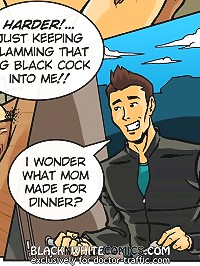 Just keeping slamming that big black cock inside my wet white pussy on this xxx cartoon sex