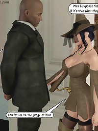 White young girl's dreams realized on this 3d sex comics