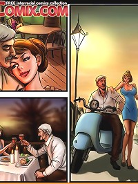 Cartoon porn with the older looser and his hot girlfriend