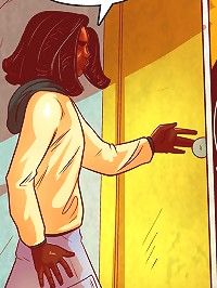 Open wide your mouth! Thats it! Cum all over our faces. This is the best cartoon blowjob in my life!