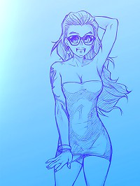 Why don't you try rubbing the head with your palm at melkor mancin comics