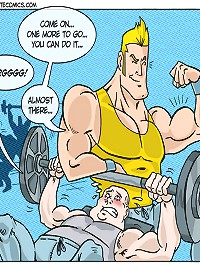 Free comic porn. Did you want a protein shake from the smoothie bar? Naw, Im cool!