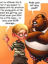 Cartoon porno pictures. We notice females at the sea-coast dressing in way scantier everyday!