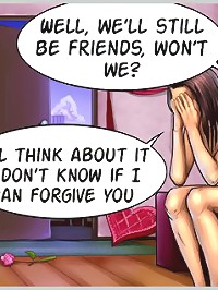 Sexy GF watches cartoon fucking of her stud and nasty dirty street slut