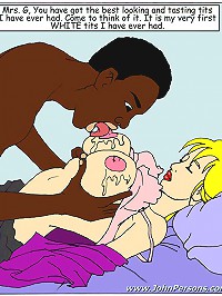 John Person comix. White cartoon tits are so tasty