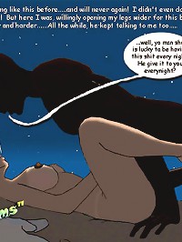 Screwing sexy thing late at night by horny cuckold cartoon sex Long Dong Silvers