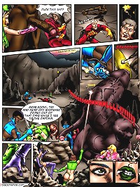 Big black cock monster interracial sexy cartoons