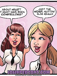 Lovely John Person cartoon lesbian sluts enjoy wild girl on girl sex with tons of hot pussy cum