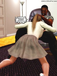 Young 3d preteen cocksucker doing nastiest blowjob