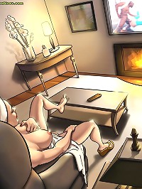 Interracial cartoon sex with cheating caucasian women self pleasuring her soaked pussy